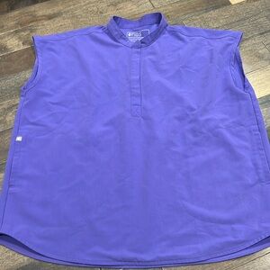 Figs Rafaela scrub top purple medium EUC